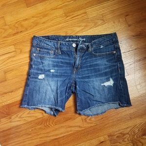 AE denim cutoff shorts